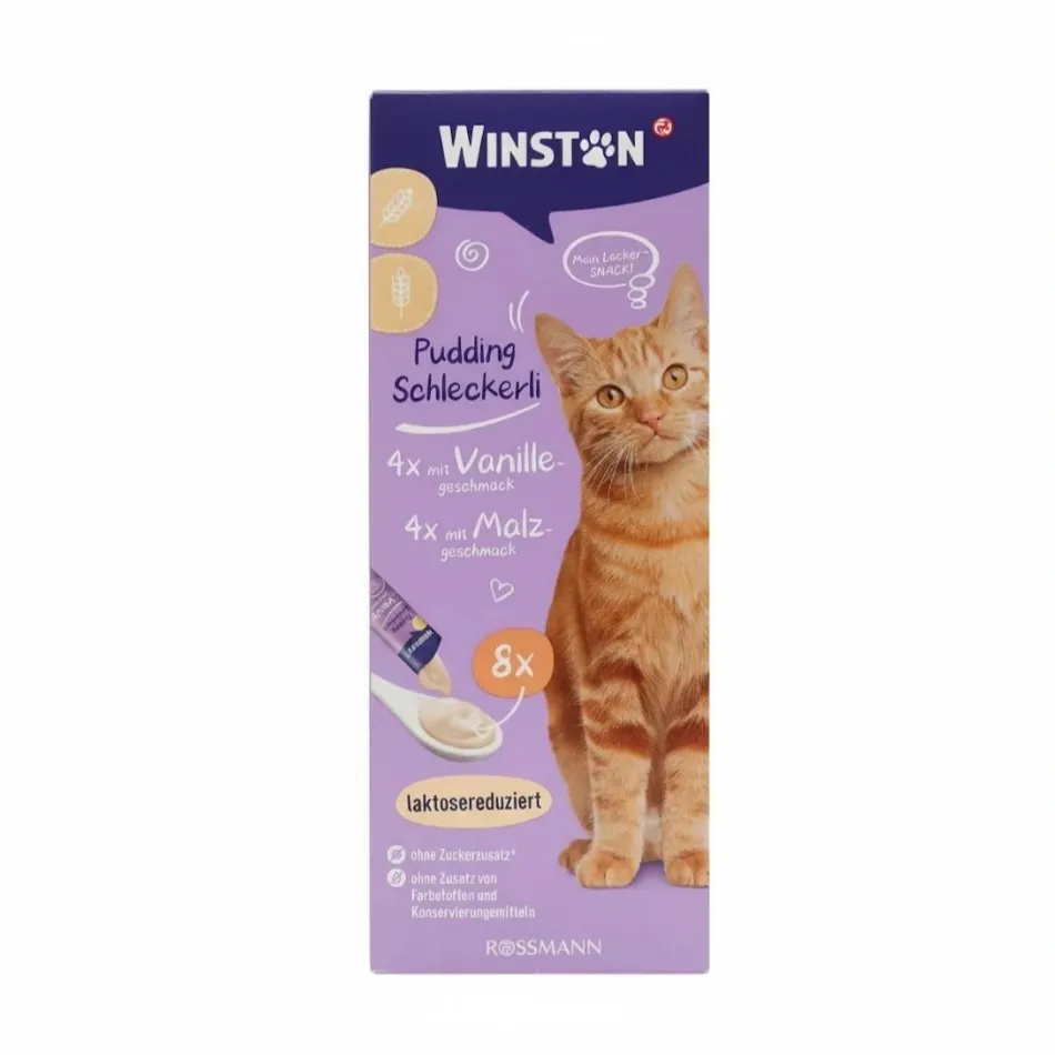 پودینگ گربه وینستون وانیل و مالت (۸ عددی)